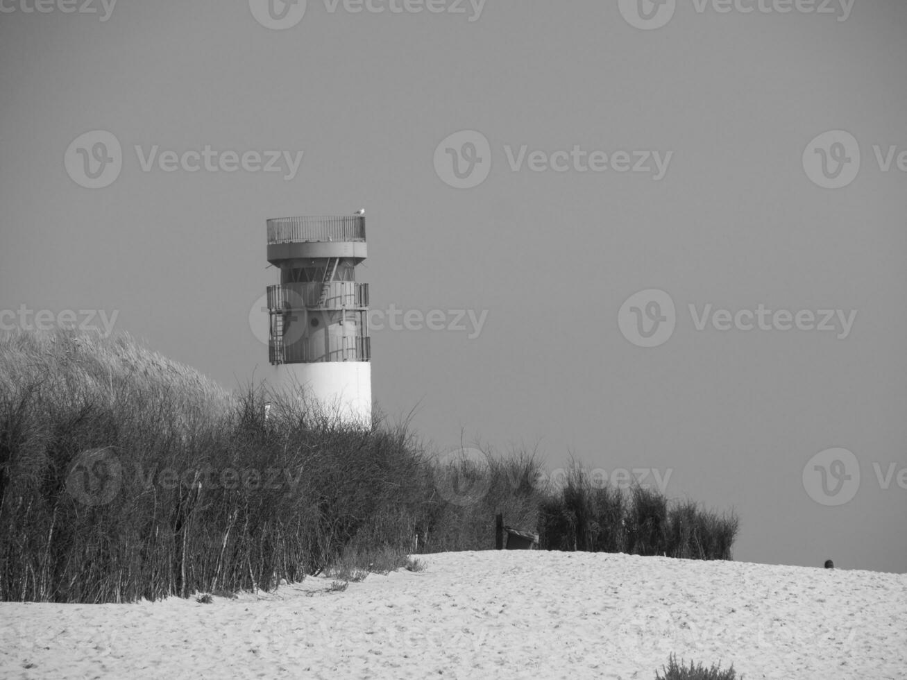 isla de helgoland en el mar del norte foto