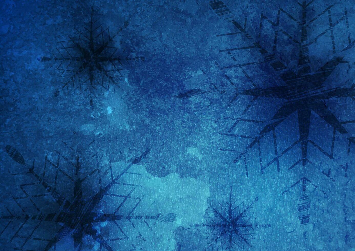 grunge copos de nieve en Roca textural antecedentes vector