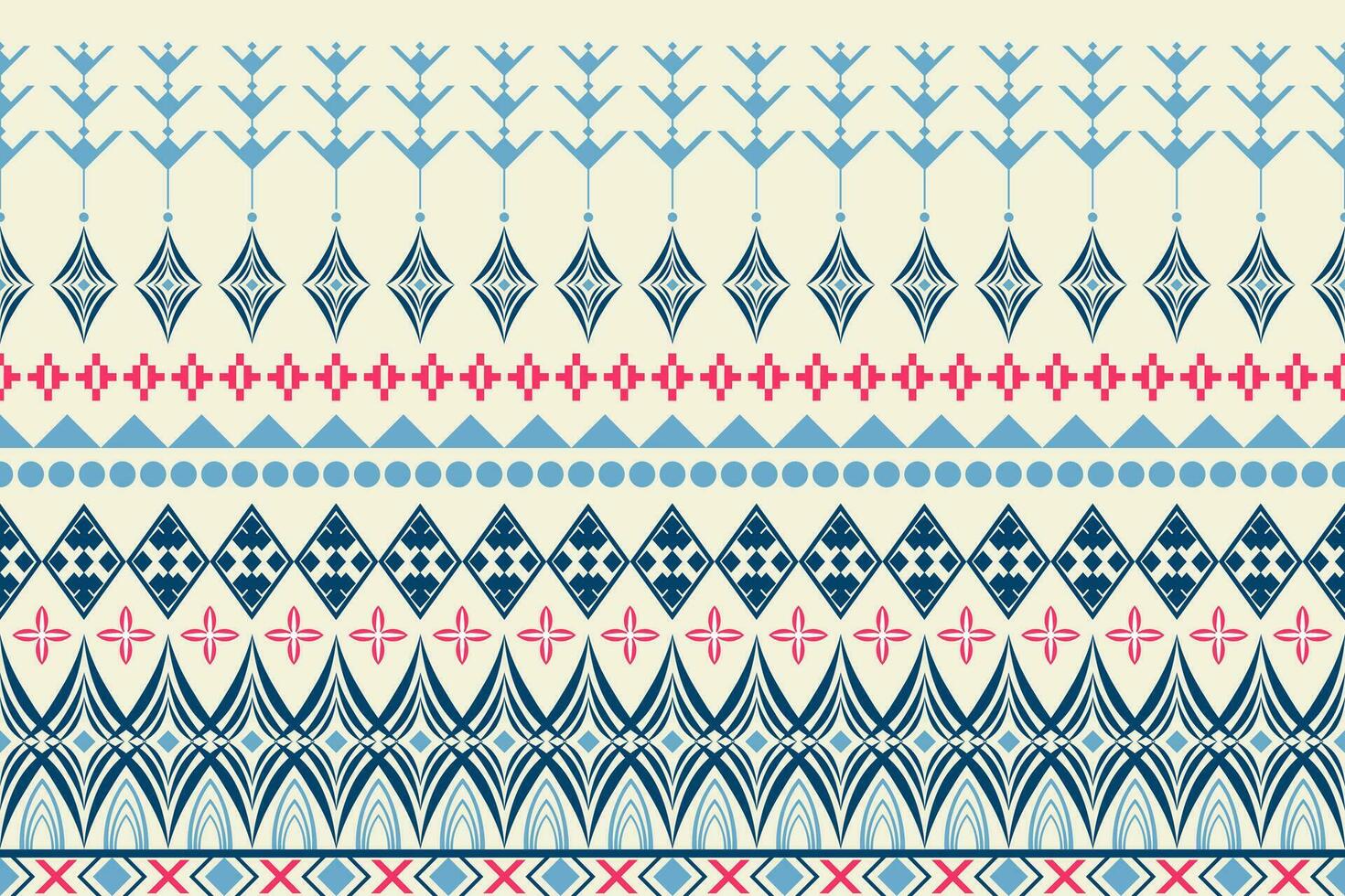 Ethnic boho seamless pattern. Tribal pattern. Folk motif. Textile rapport. vector