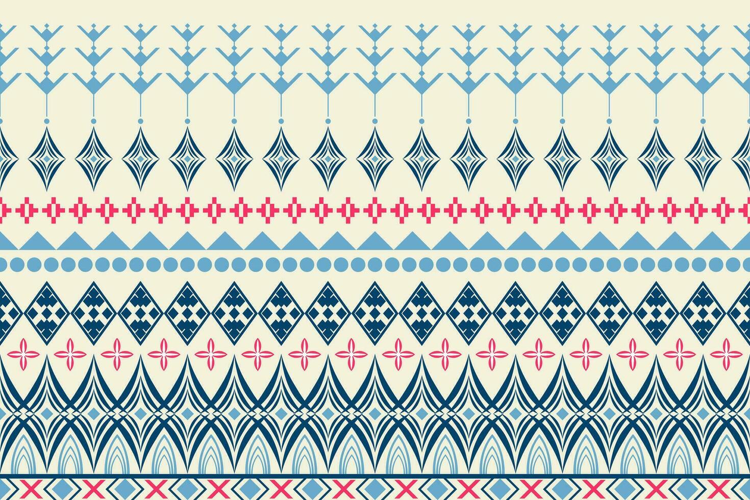 Ethnic boho seamless pattern. Tribal pattern. Folk motif. Textile rapport. vector
