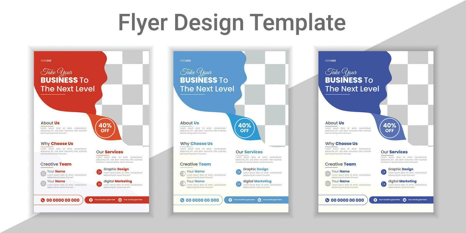 Modern Corporate Business Flyer Design Template, Digital Business, Creative Marketing, Modern Layout Design ,Creative Flyer Design Layout Template in A4, Vector Digital Business Flyer Vector Template.
