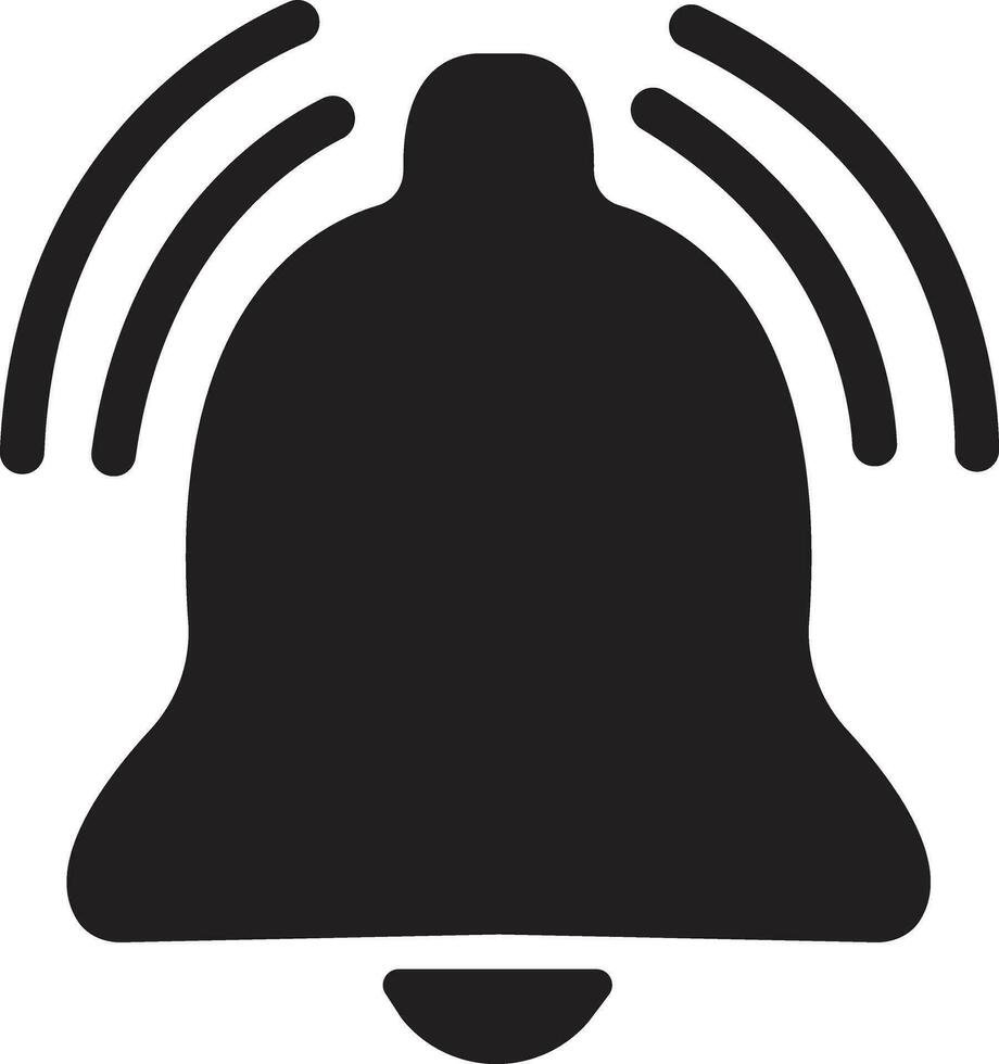 Notification bell icon in flat isolated on transparent background Incoming inbox message. show New message notification Ringing bell, clock and smartphone, alarm alert. Vector for apps website