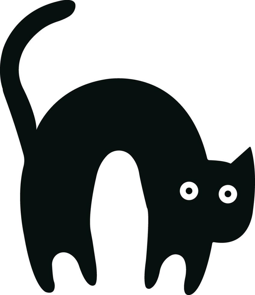 gato icono en plano de moda estilo. aislado en transparente antecedentes. gato silueta firmar símbolo. móvil concepto y web diseño. casa animales símbolo logo vector gráficos