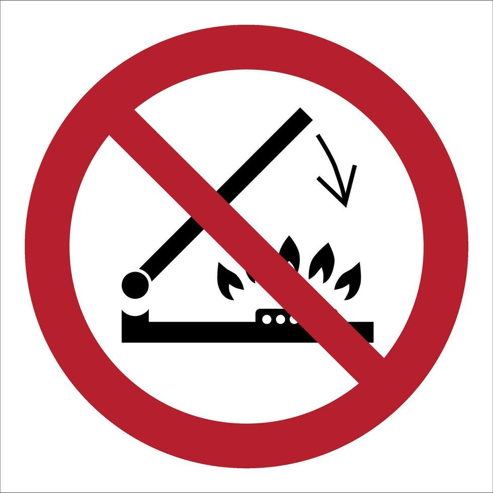 ISO 7010 Registered safety signs symbol pictogram Warnings Caution Danger Prohibition Do not shut lid when burners are operating vector