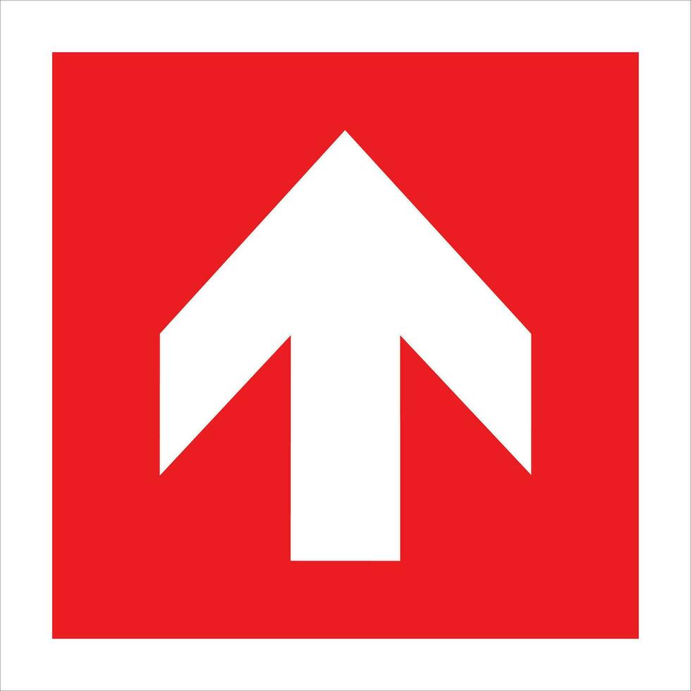 ISO 7010 registered safety signs fire equipment action emergency signs arrow direction vector