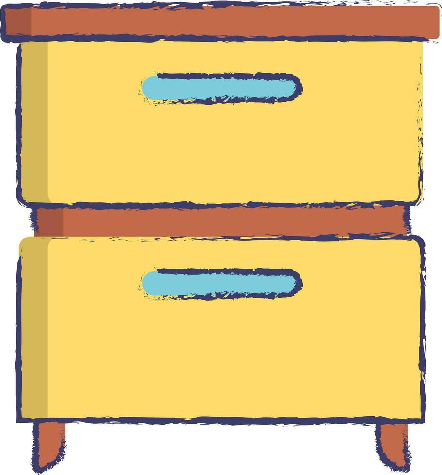 Apiary box hand drawn vector illustration