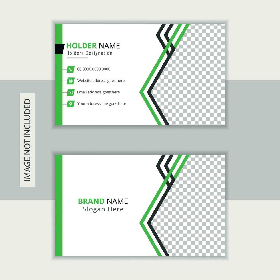 Elegant Business Card Vector Template Design