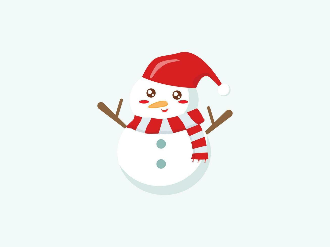 Snowman Christmas Vector