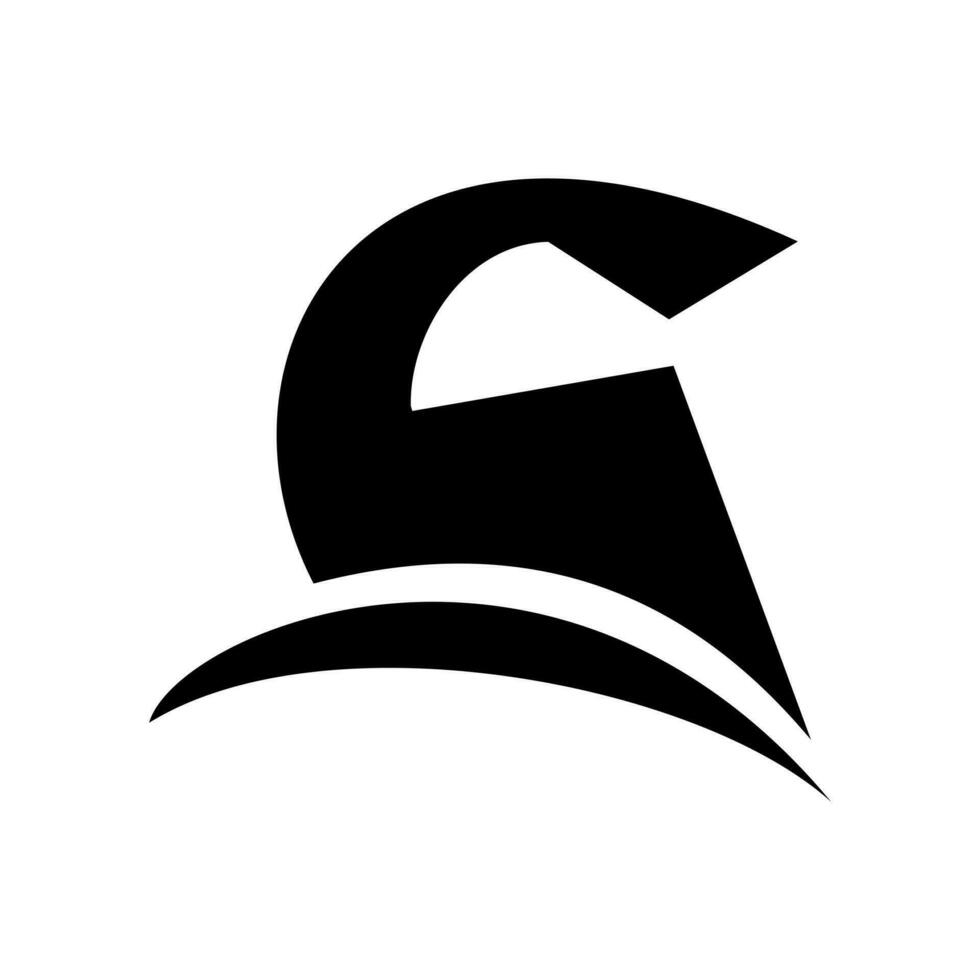 Gladiator icon logo vector template.