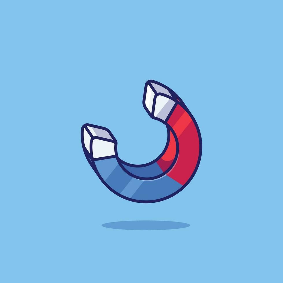Magnet simple cartoon vector illustration marketing concept icon isolated