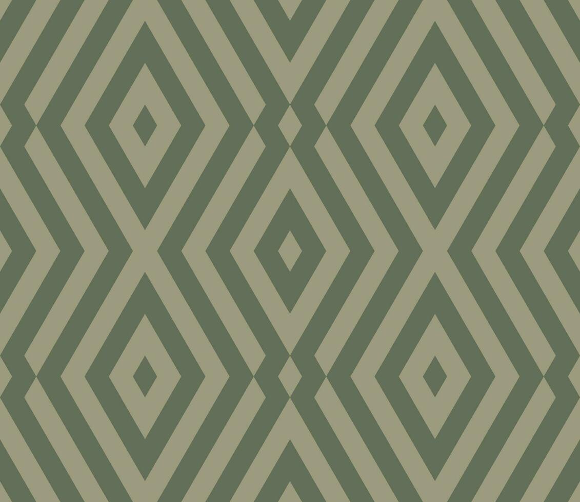 Ethnic seamless pattern with rhombuses, triangles, geometric shapes. Tribal geometrical background. vector