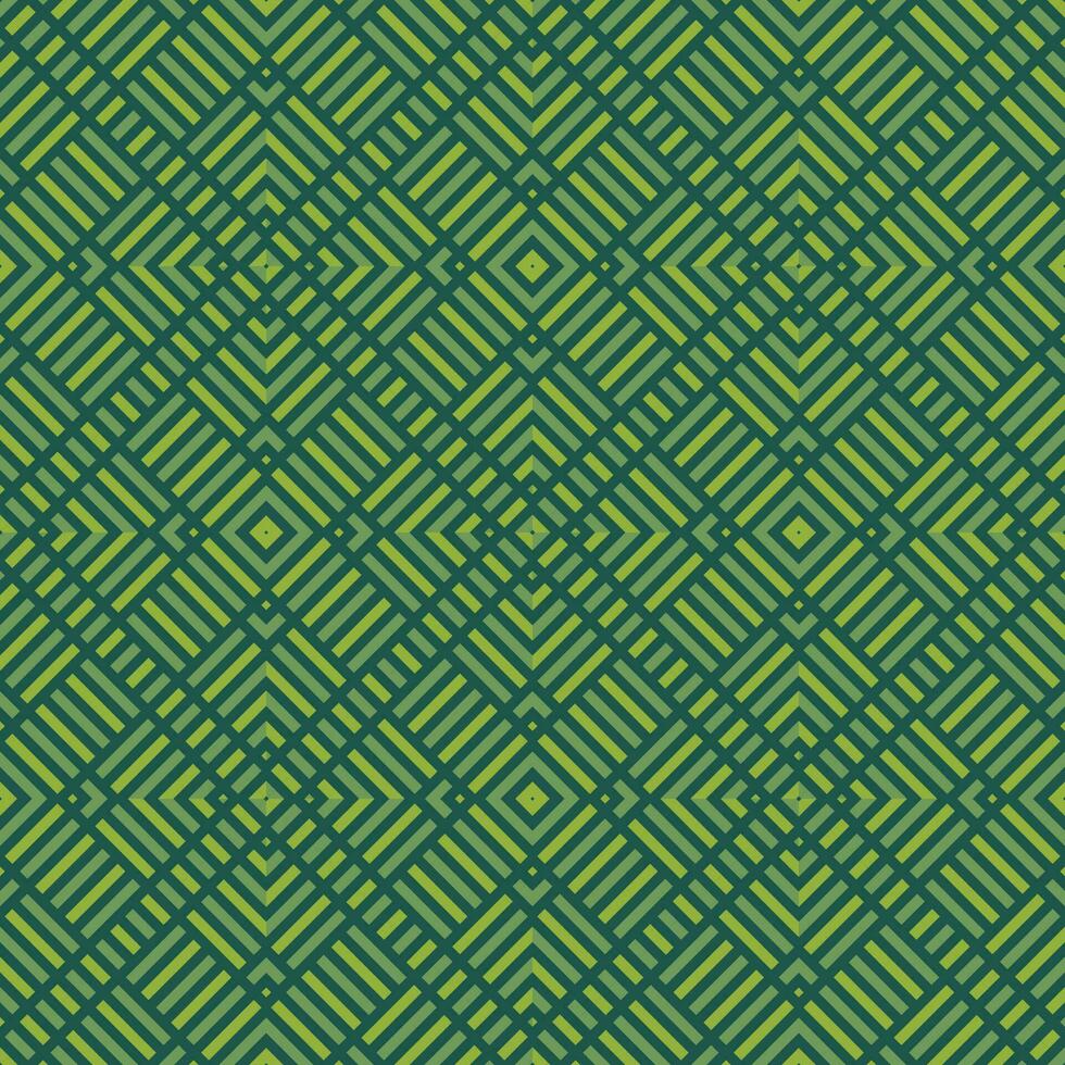 Striped abstract geometric seamless pattern with rhombuses. Tile background. Infinity wrapping paper with different shapes. Creative texture. vector