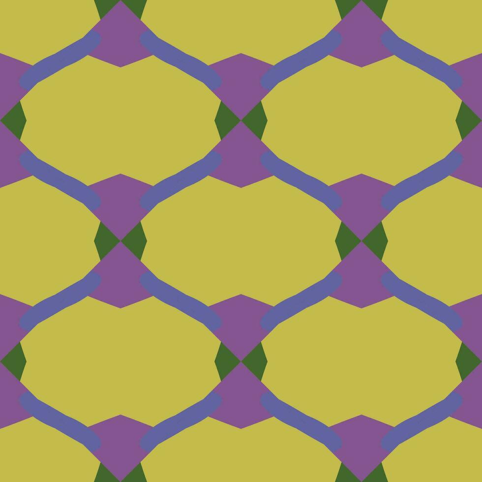 Ethnic seamless pattern with rhombuses, triangles, geometric shapes. Tribal geometrical background. vector