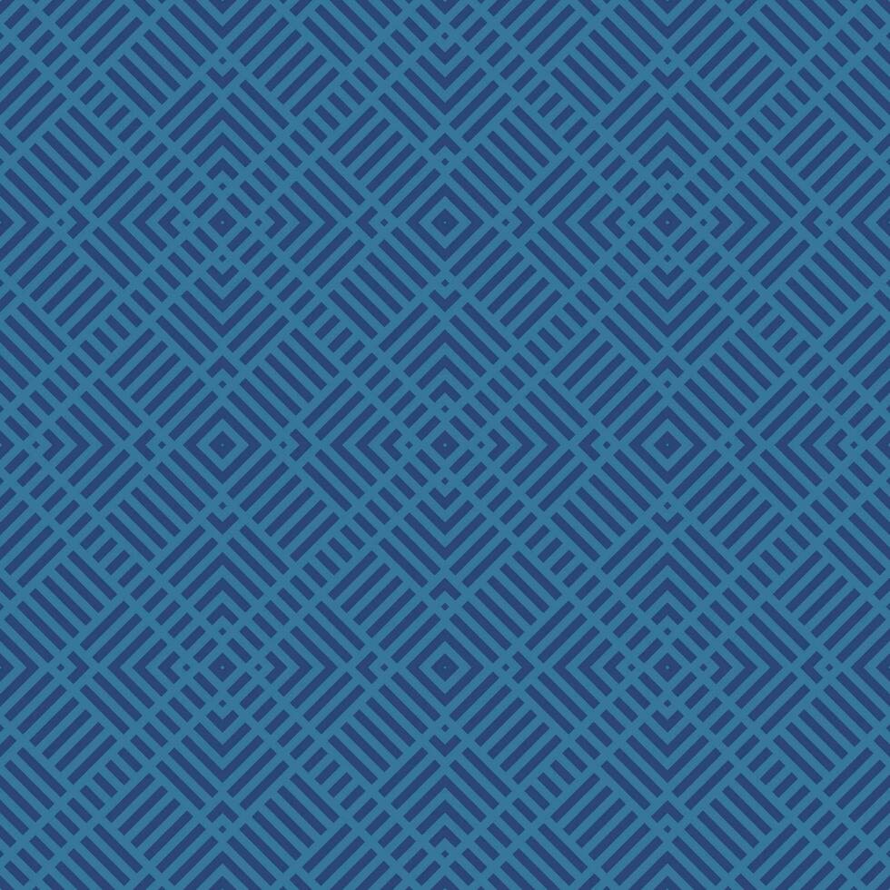 Striped abstract geometric seamless pattern with rhombuses. Tile background. Infinity wrapping paper with different shapes. Creative texture. vector