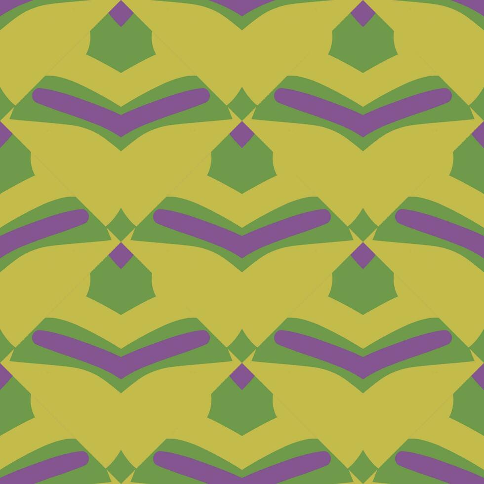 Ethnic seamless pattern with rhombuses, triangles, geometric shapes. Tribal geometrical background. vector