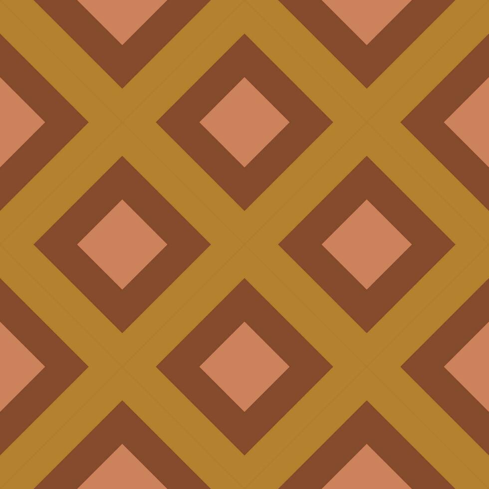 Striped abstract geometric seamless pattern with rhombuses. Tile background. Infinity wrapping paper with different shapes. Creative texture. vector