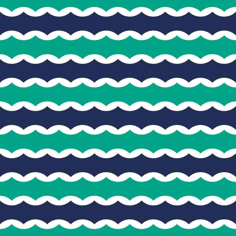Seamless pattern with wavy stripes. Modern stylish texture. Repeating pastel background vector