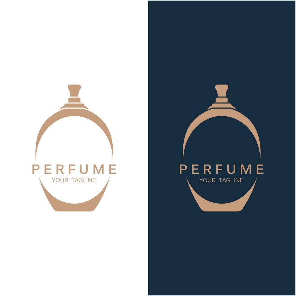 perfume logo vector icon illustration design