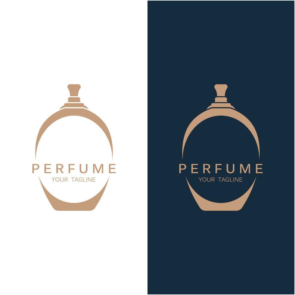 perfume logo vector icono ilustración diseño