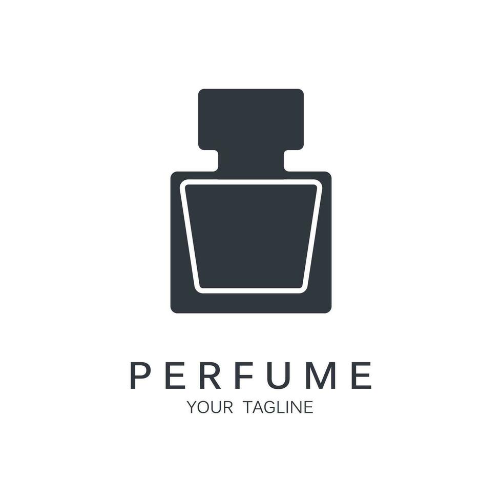 perfume logo vector icon illustration design