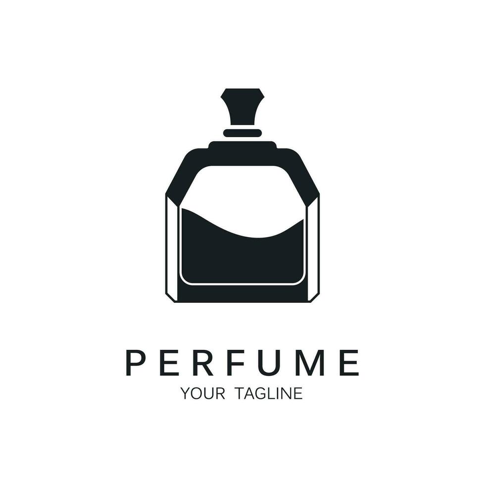 perfume logo vector icono ilustración diseño