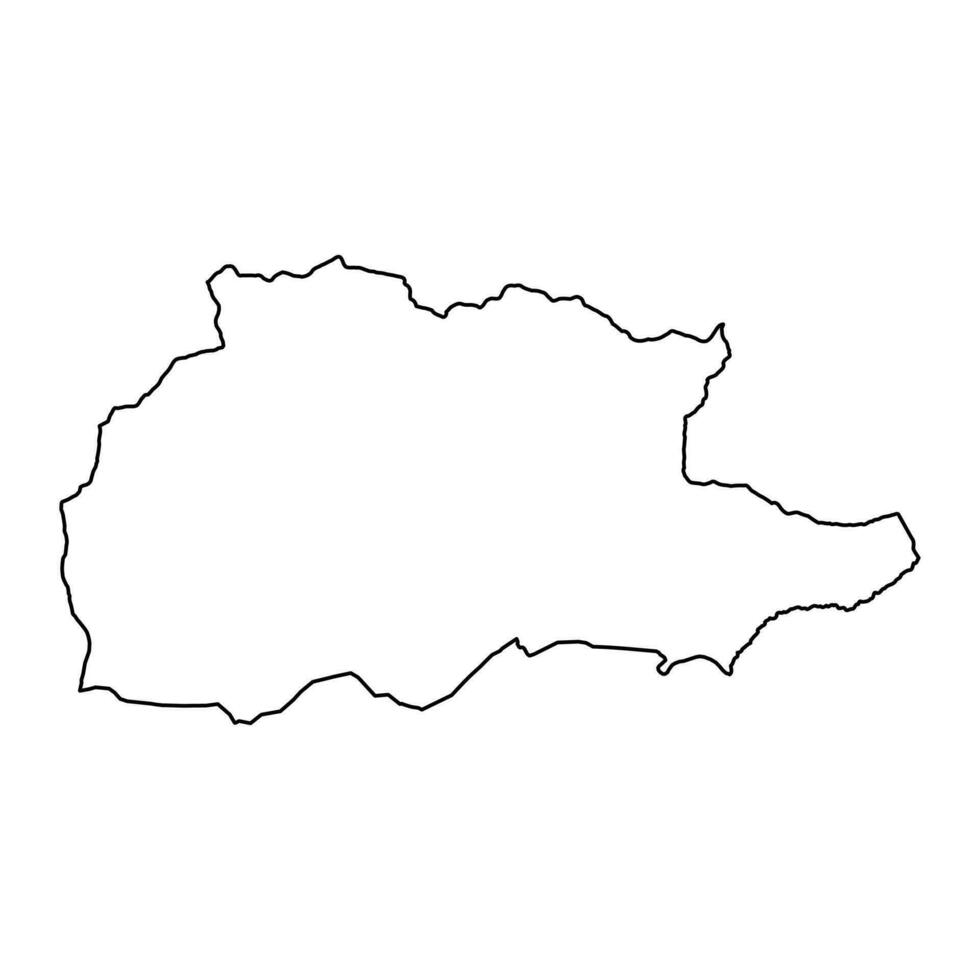 Canillo map, administrative division of the Principality of Andorra. vector