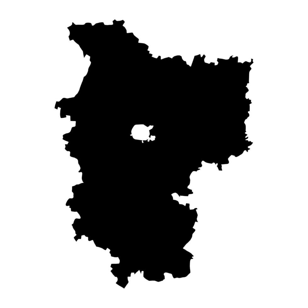 minsk región mapa, administrativo división de bielorrusia vector