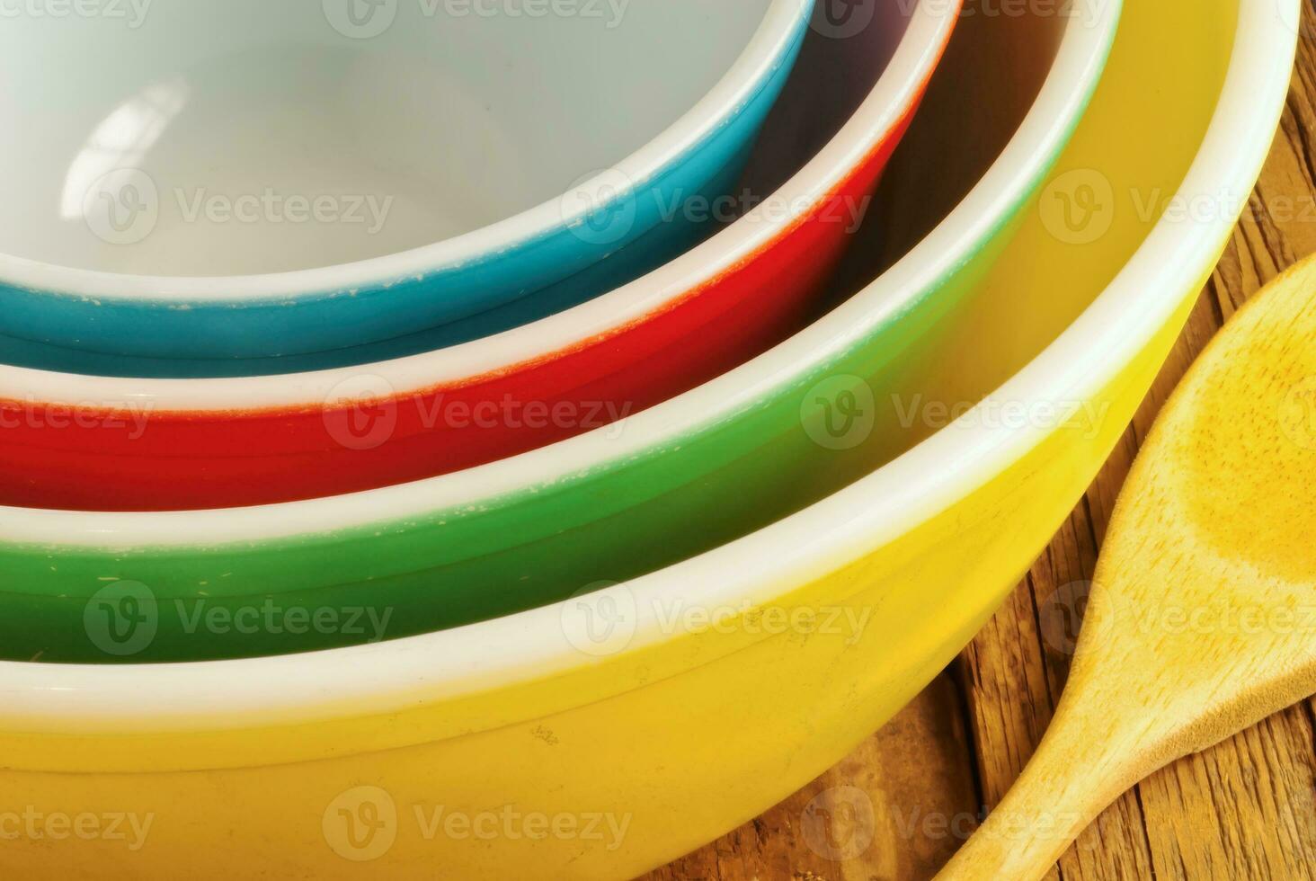Antique Mixing Bowl Set photo