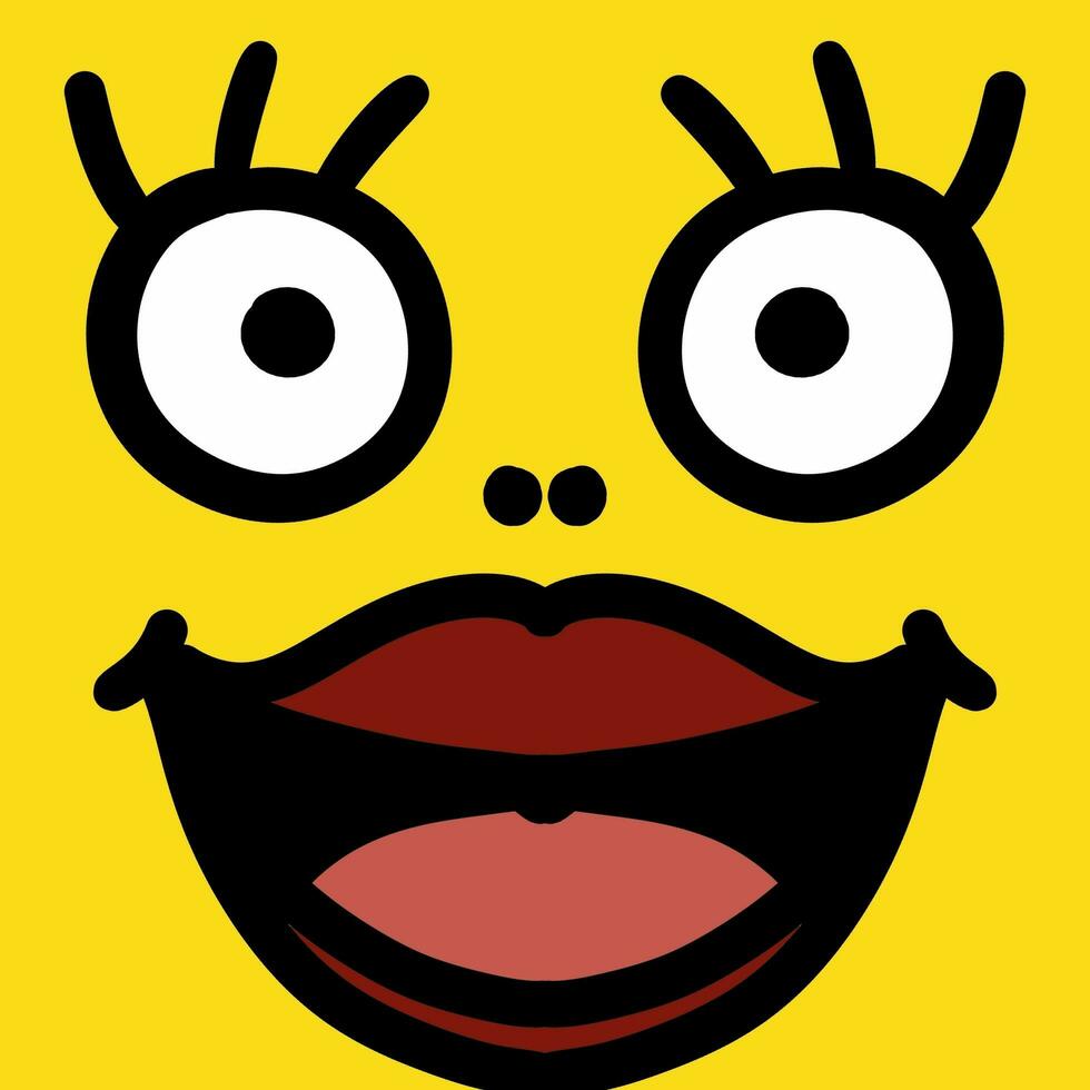 art cute face cartoon background photo