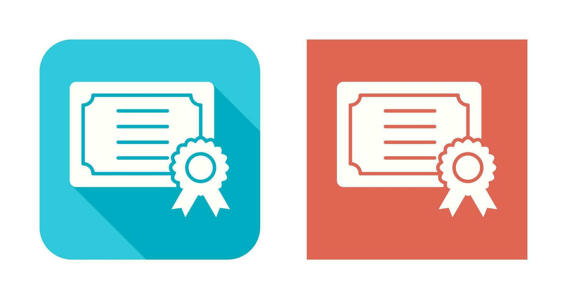 Certificate Vector Icon