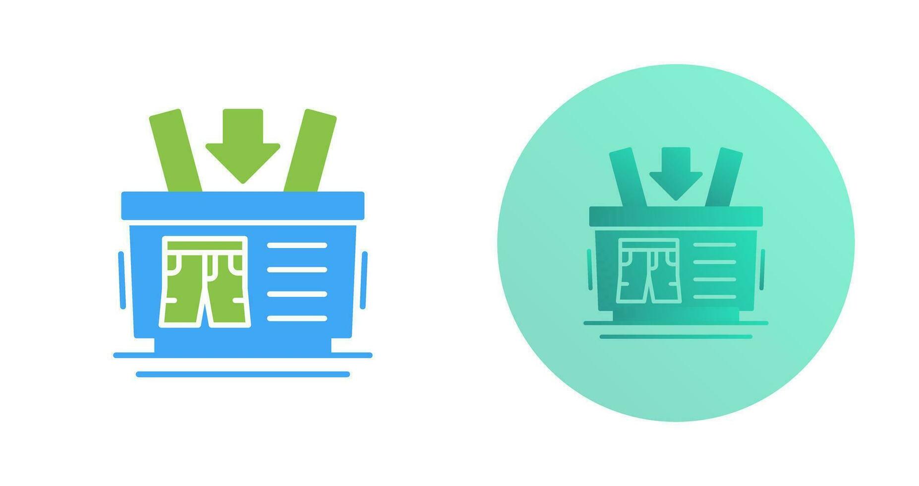 Shopping Basket Vector Icon