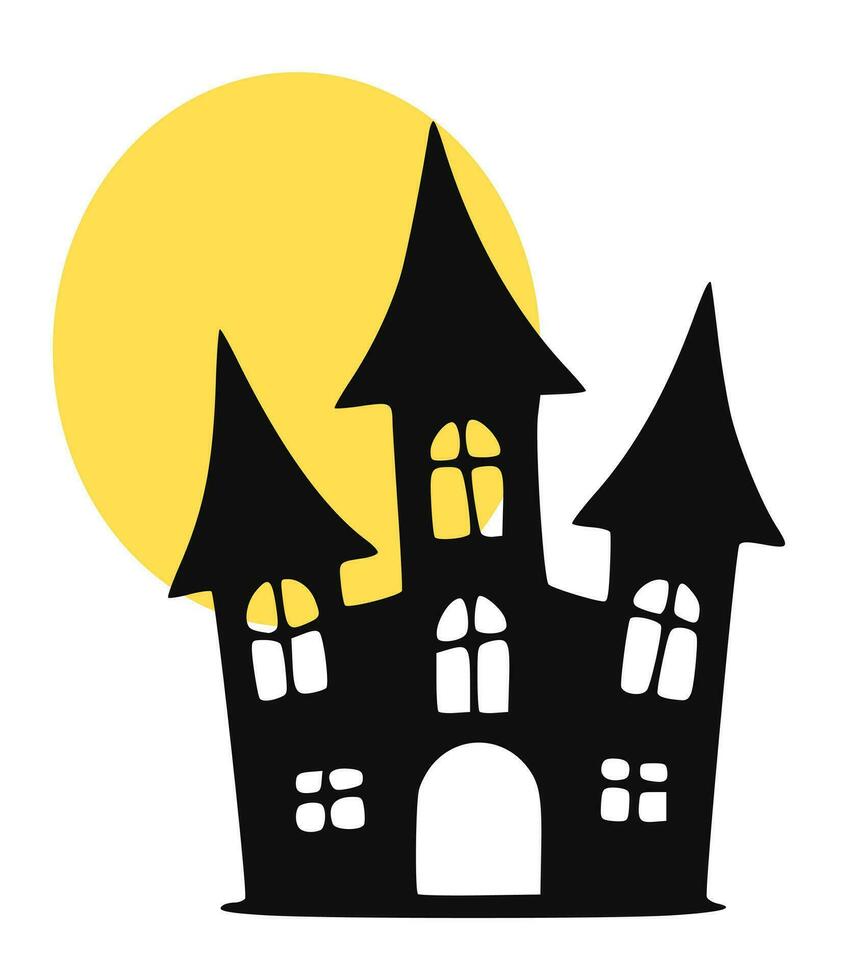 Scary vector silhouettes for Halloween