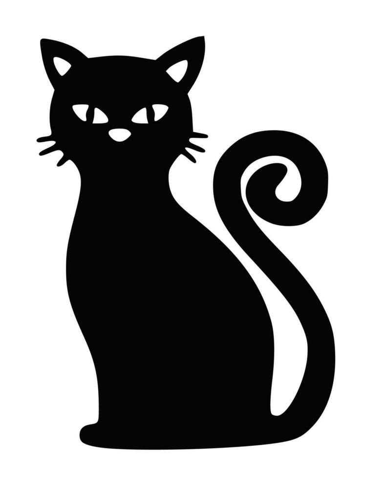 Scary vector silhouettes for Halloween