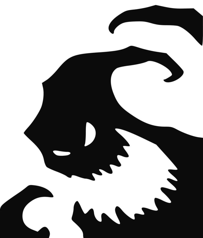 Scary vector silhouettes for Halloween