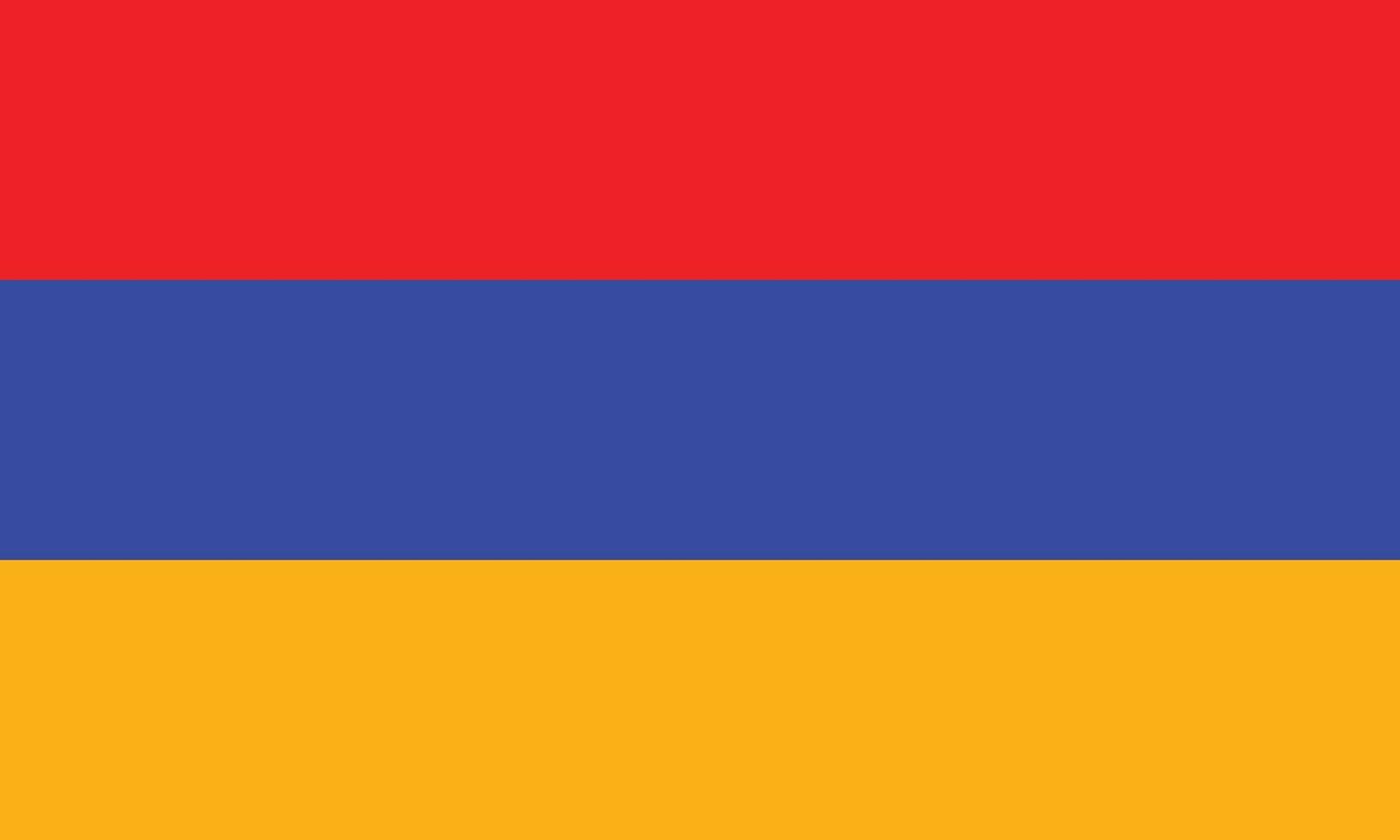 Flat Illustration of Armenia flag. Armenia flag design. vector