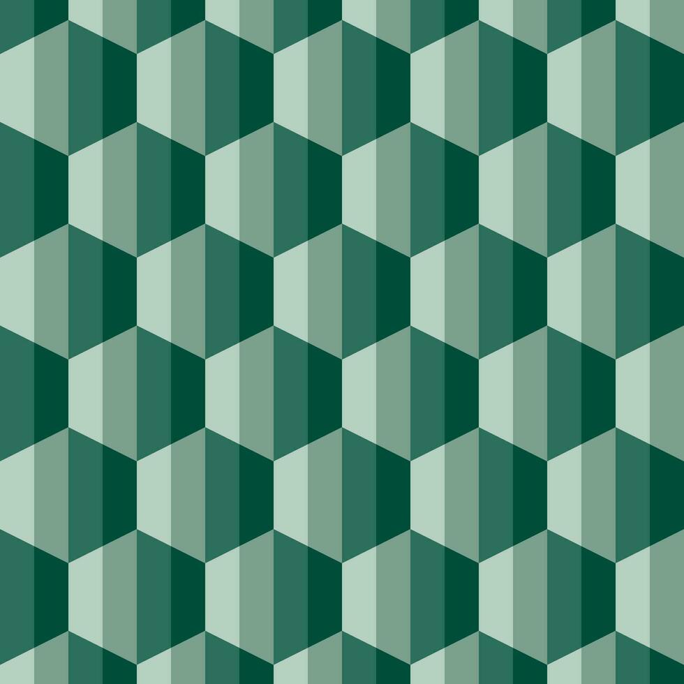 Green geometric hexagon pattern use for background design, print, social networks, packaging, textile, web, cover, banner and etc. vector