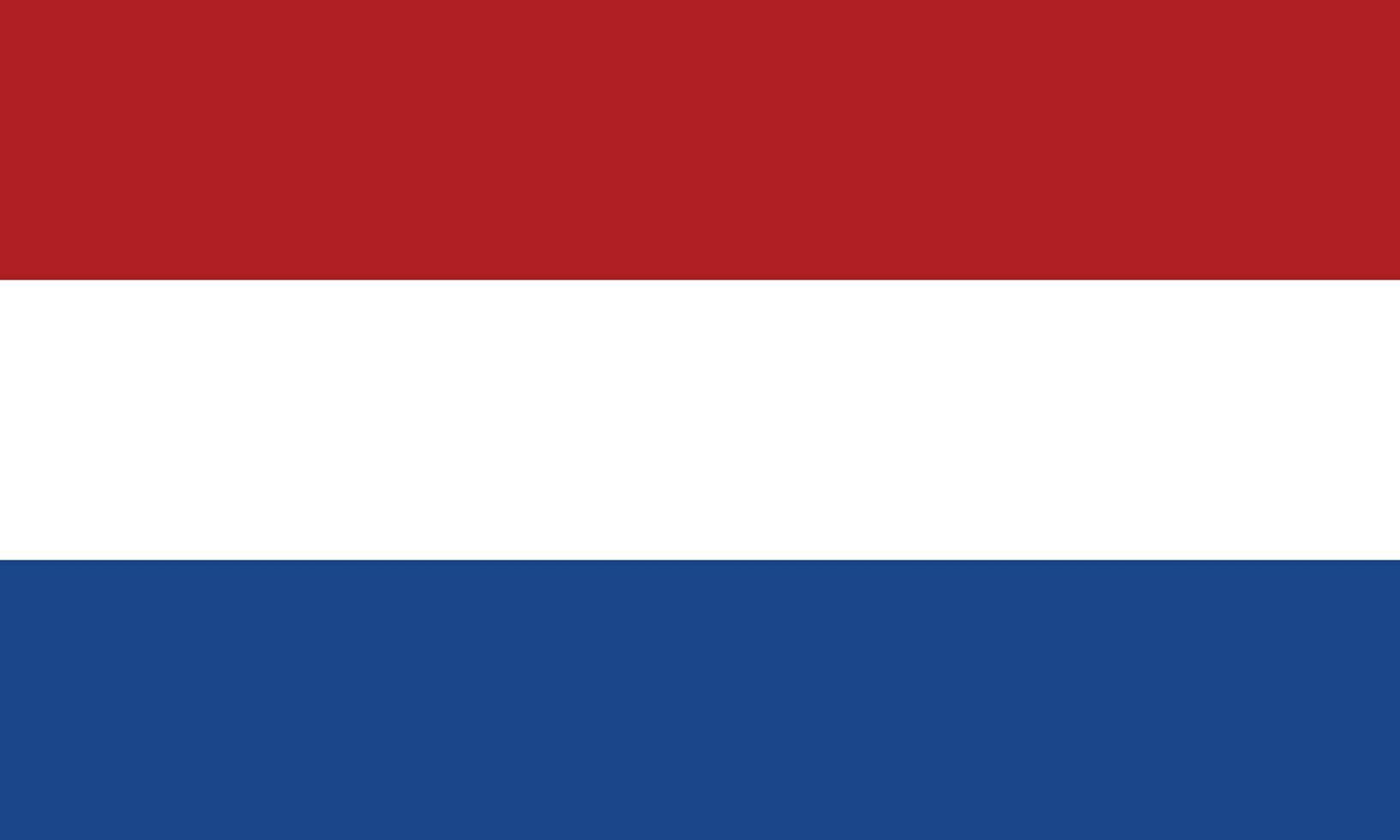 Flat Illustration of Netherlands flag. Netherlands flag design. vector