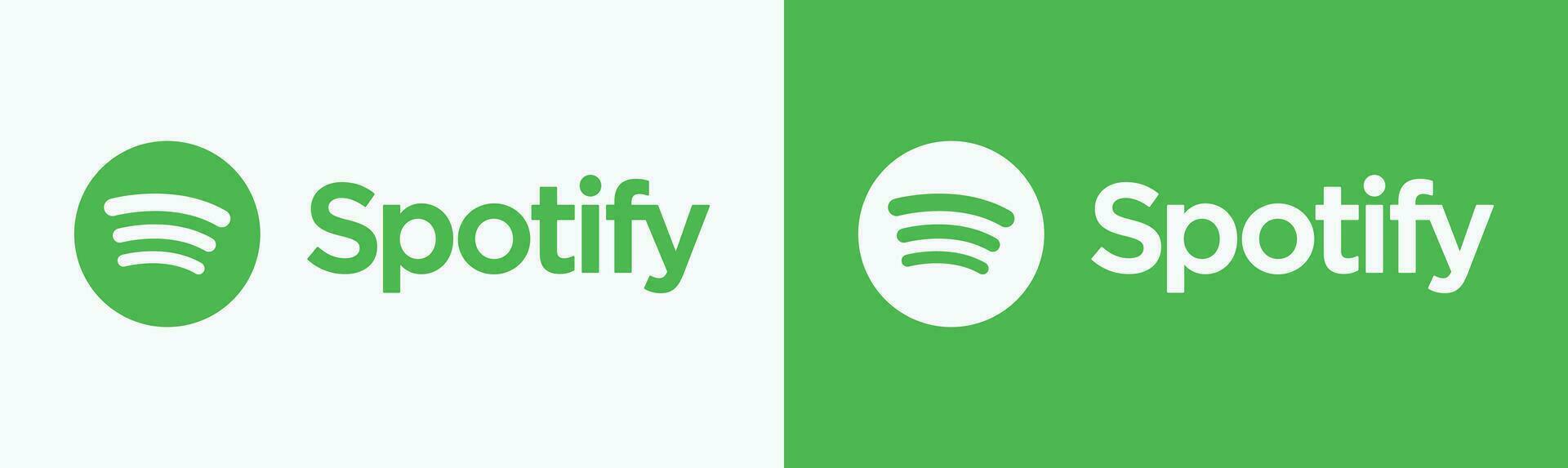 Spotify icon. Spotify Social media logo. Set of Spotify icon Collection. vector