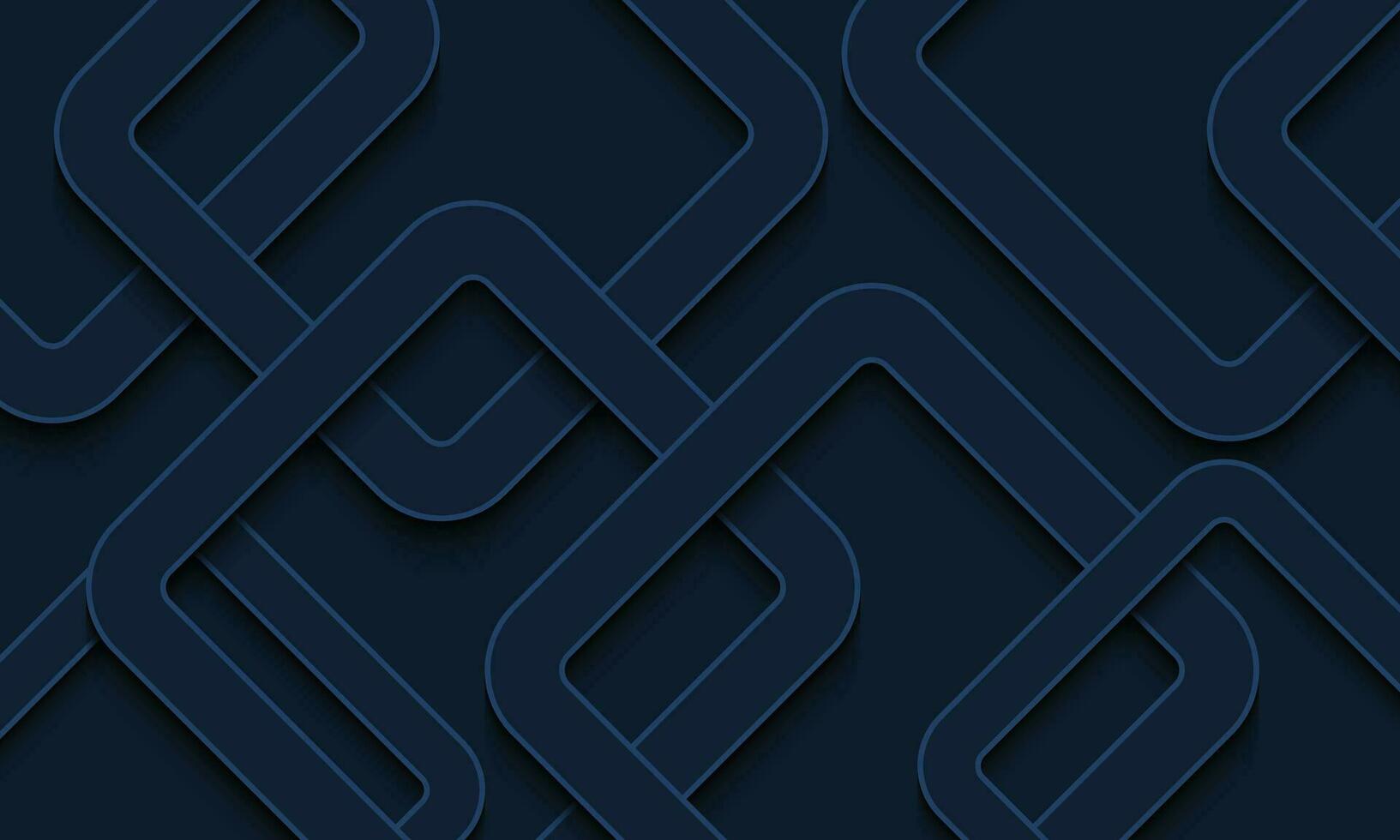 Abstract 3d background with geometric shapes, abstract dark blue papercut background. 3d abstract background. vector