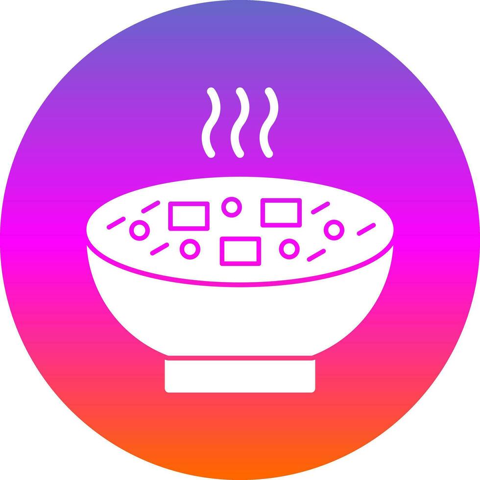 Miso Soup Vector Icon Design