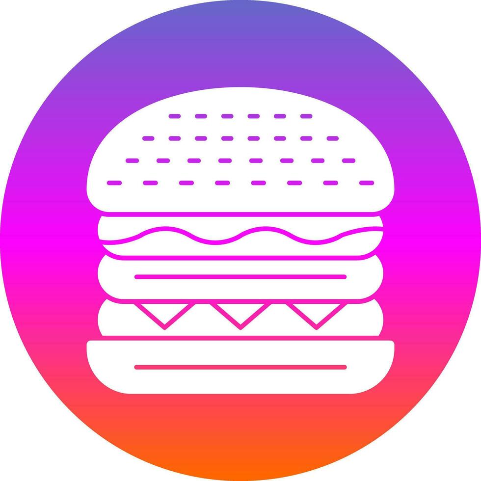 hamburguesa con queso vector icono diseño