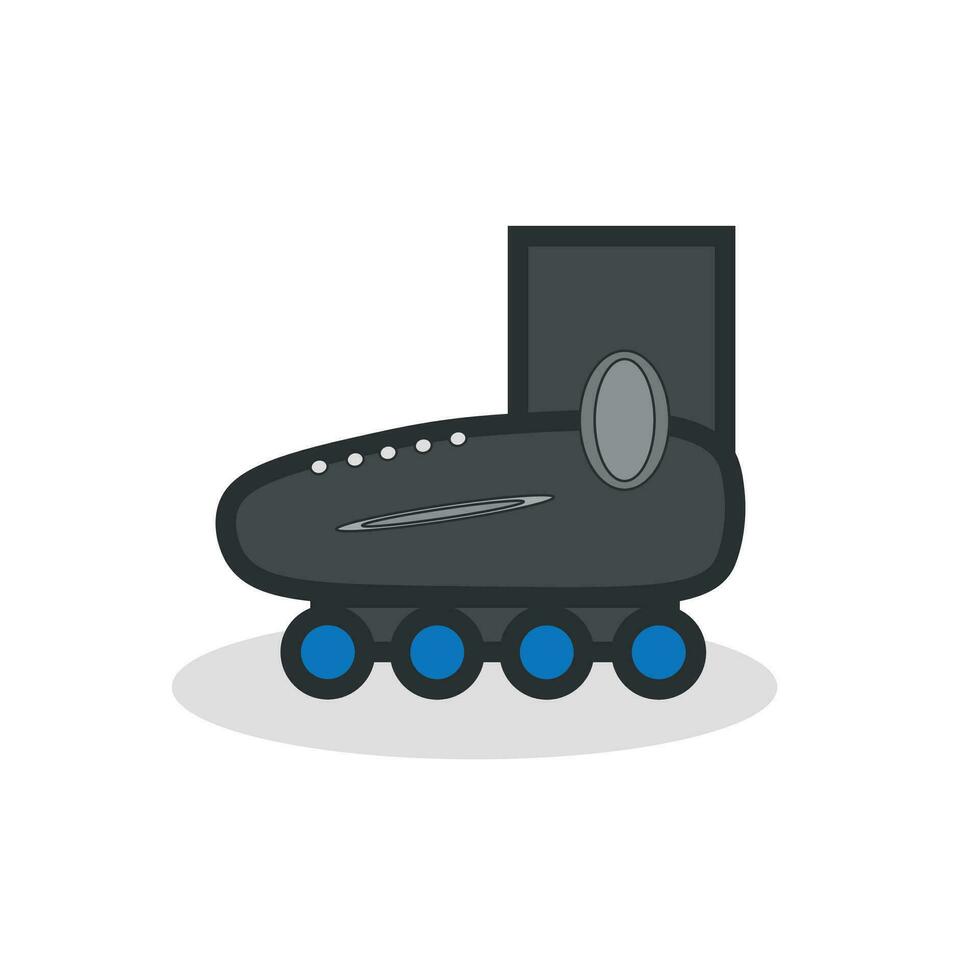 ilustración de un patinar Zapatos vector