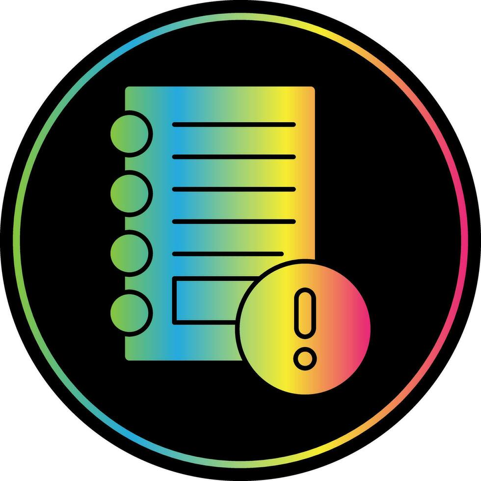Notepad Vector Icon Design