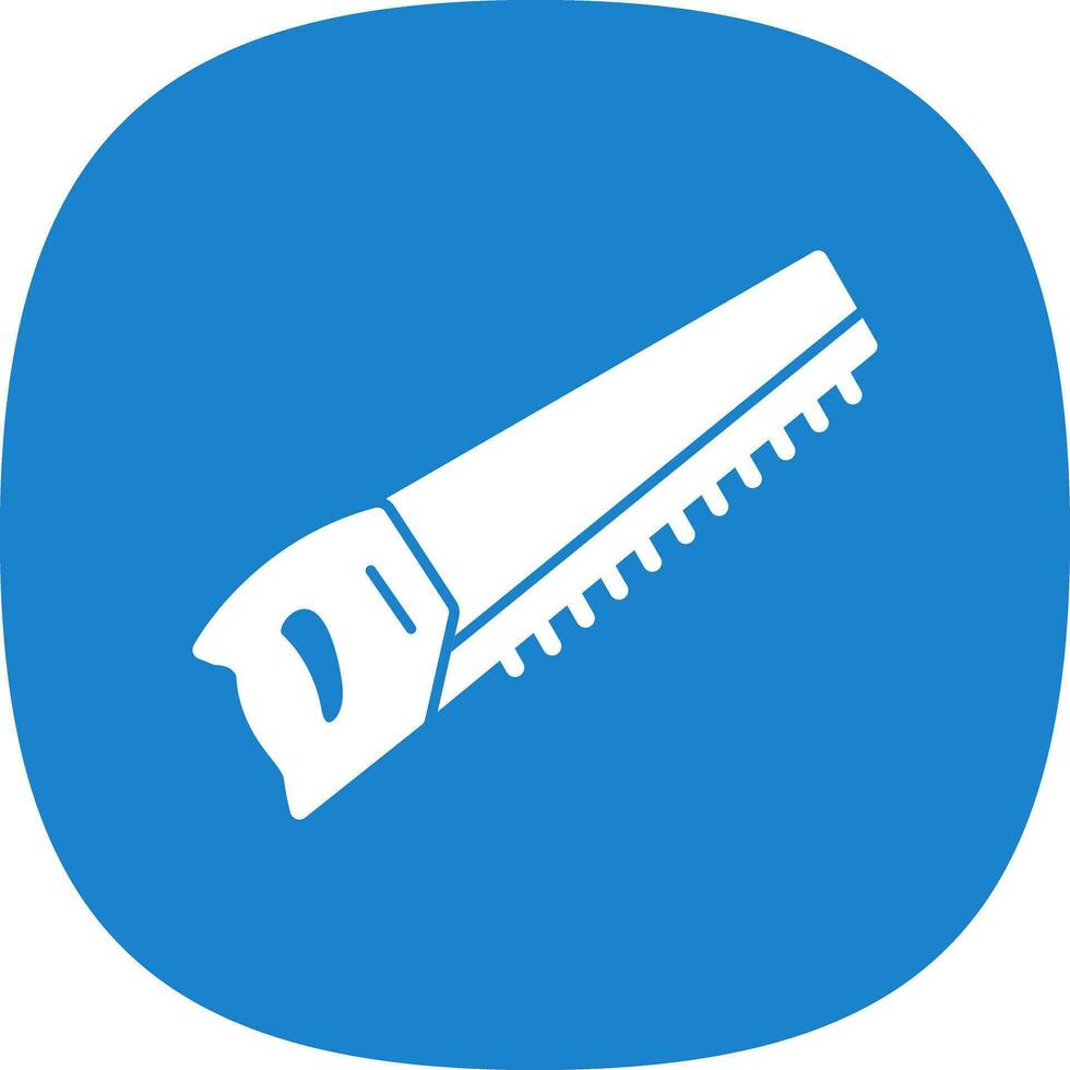 Hand saw Vector Icon Design