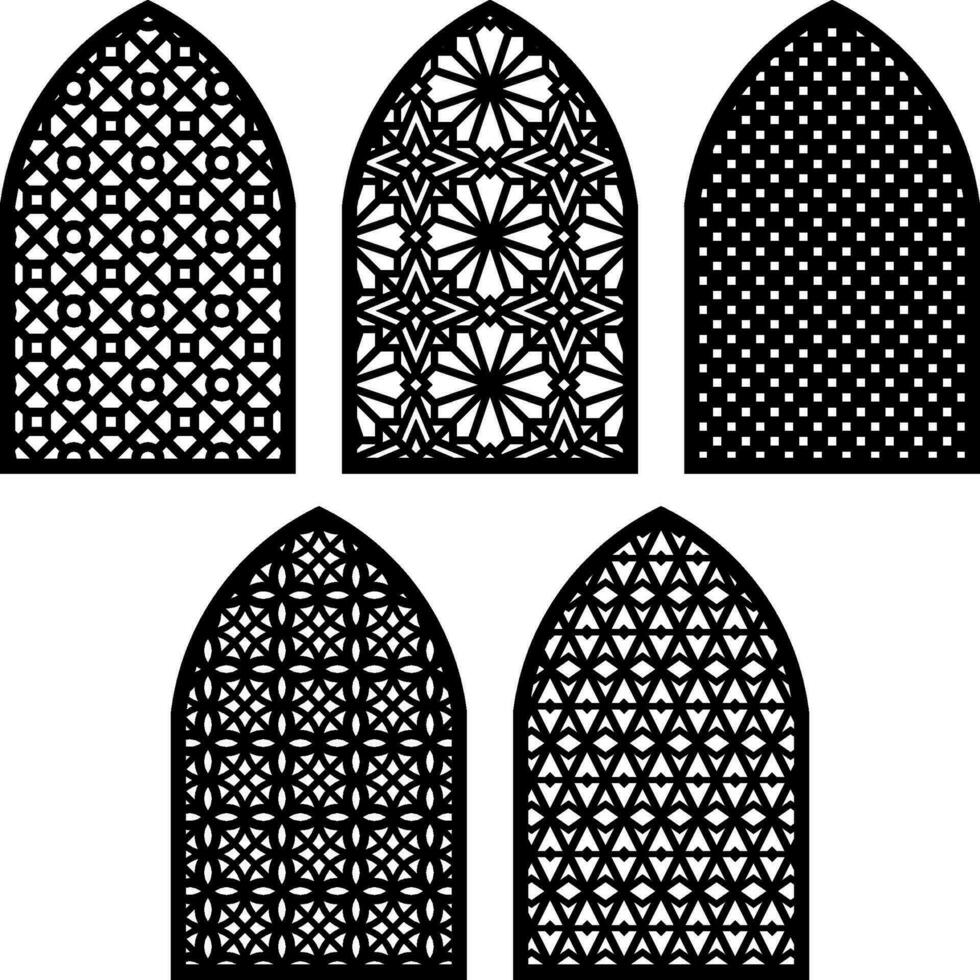 Simple Vector Pattern for Laser Cutting, Decoration, Ornament, Metal design, wood carving, and vector