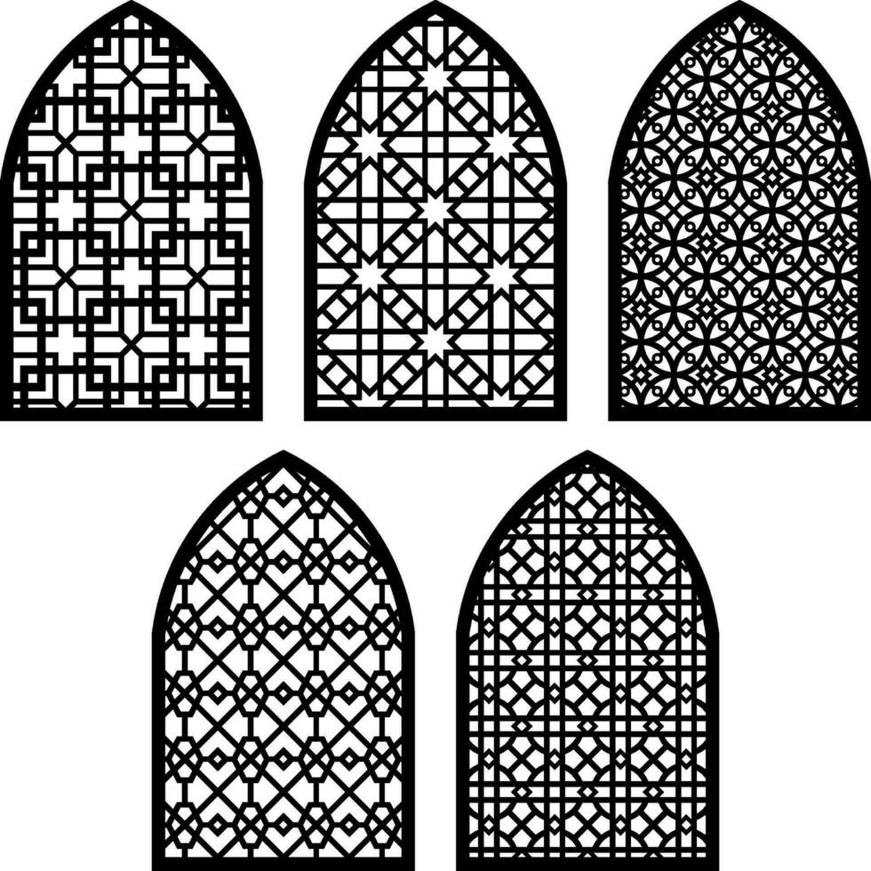 Simple Vector Pattern for Laser Cutting, Decoration, Ornament, Metal design, wood carving, and vector