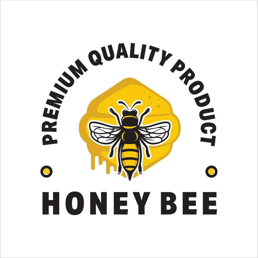 Honey bee graphic design template vector illustration
