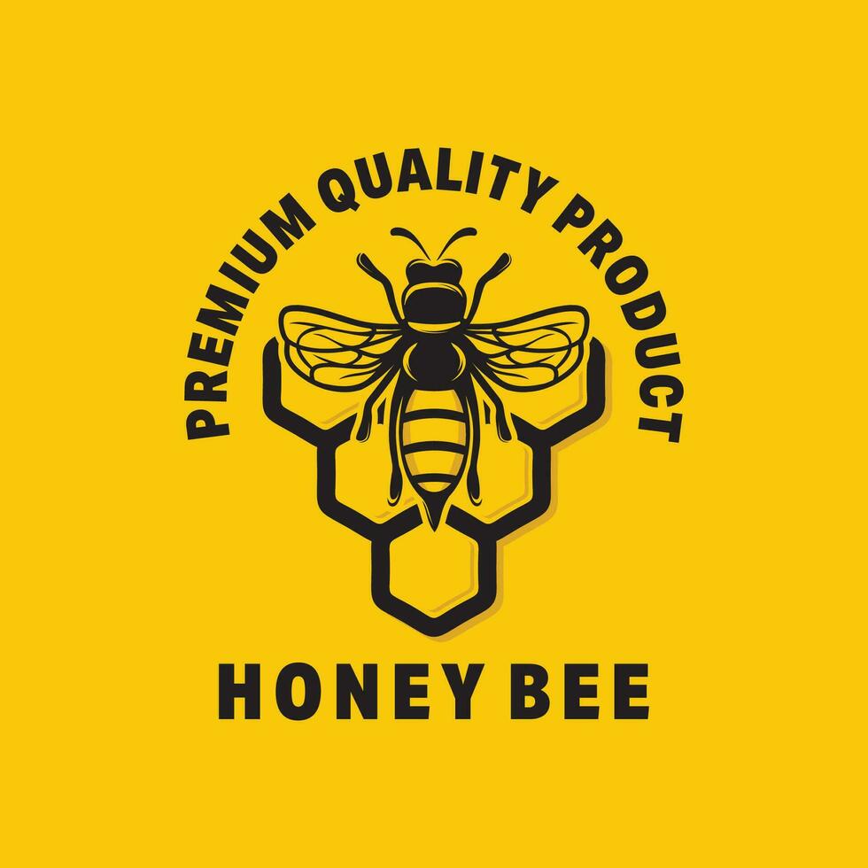 Honey bee graphic design template vector illustration