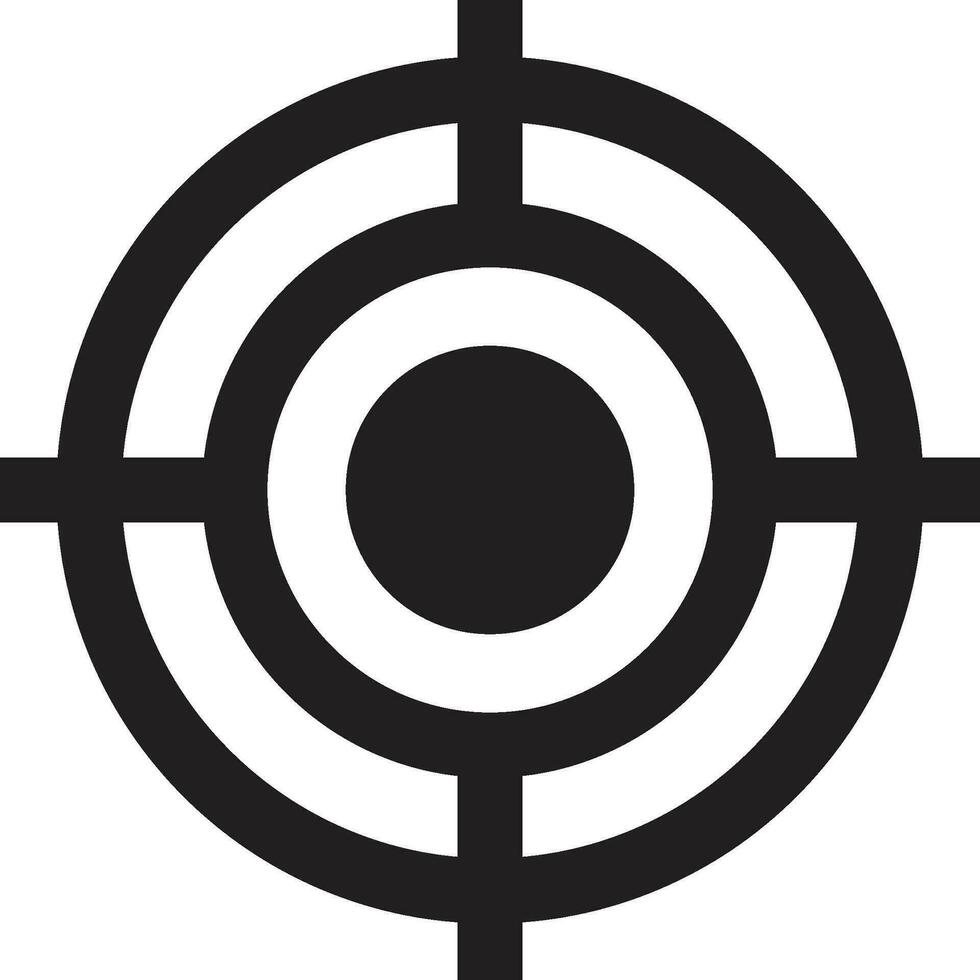 Target icon vector illustration