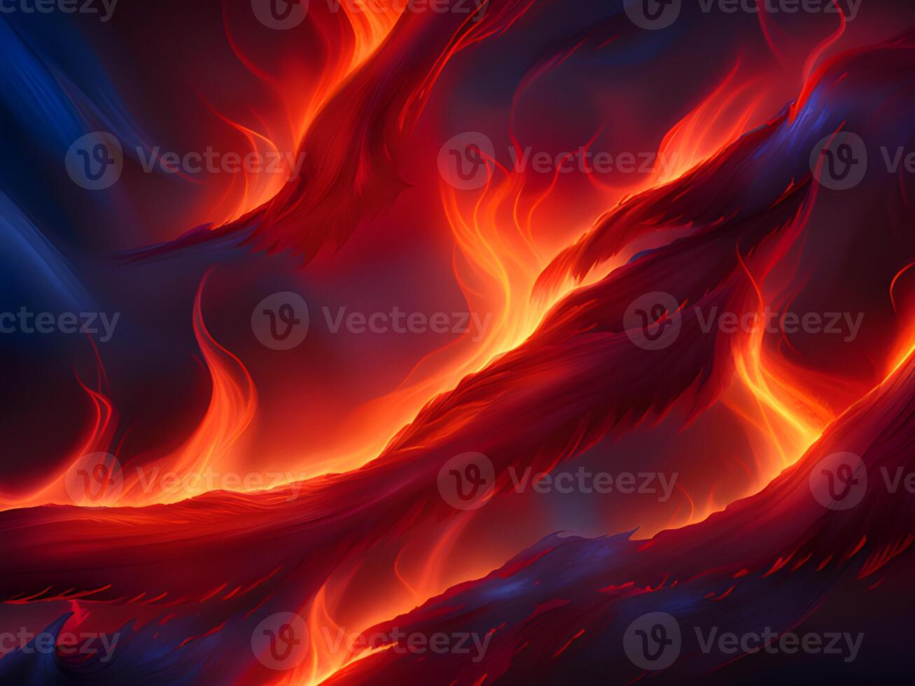 red and blue fire flame pattern background photo